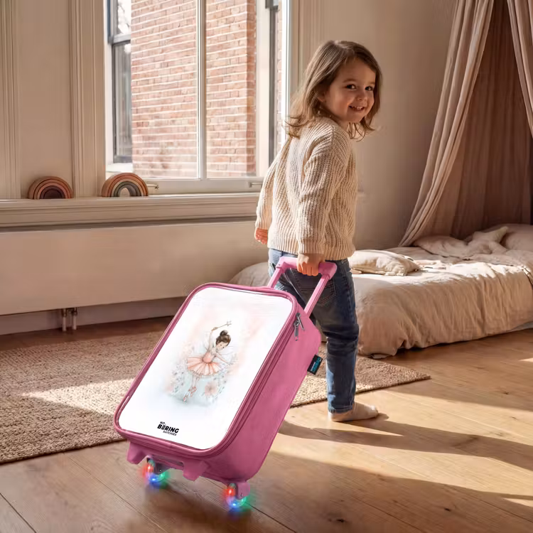 Children's suitcase - Pink - Ballerina - Elf - Fairy — 2