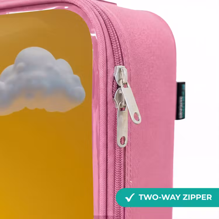 Children's suitcase - Pink - Candy - Monster - Rainbow — 4