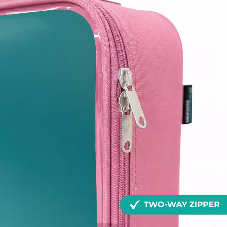 Children's suitcase - Pink - Hamster - Carrot - Animal — 4