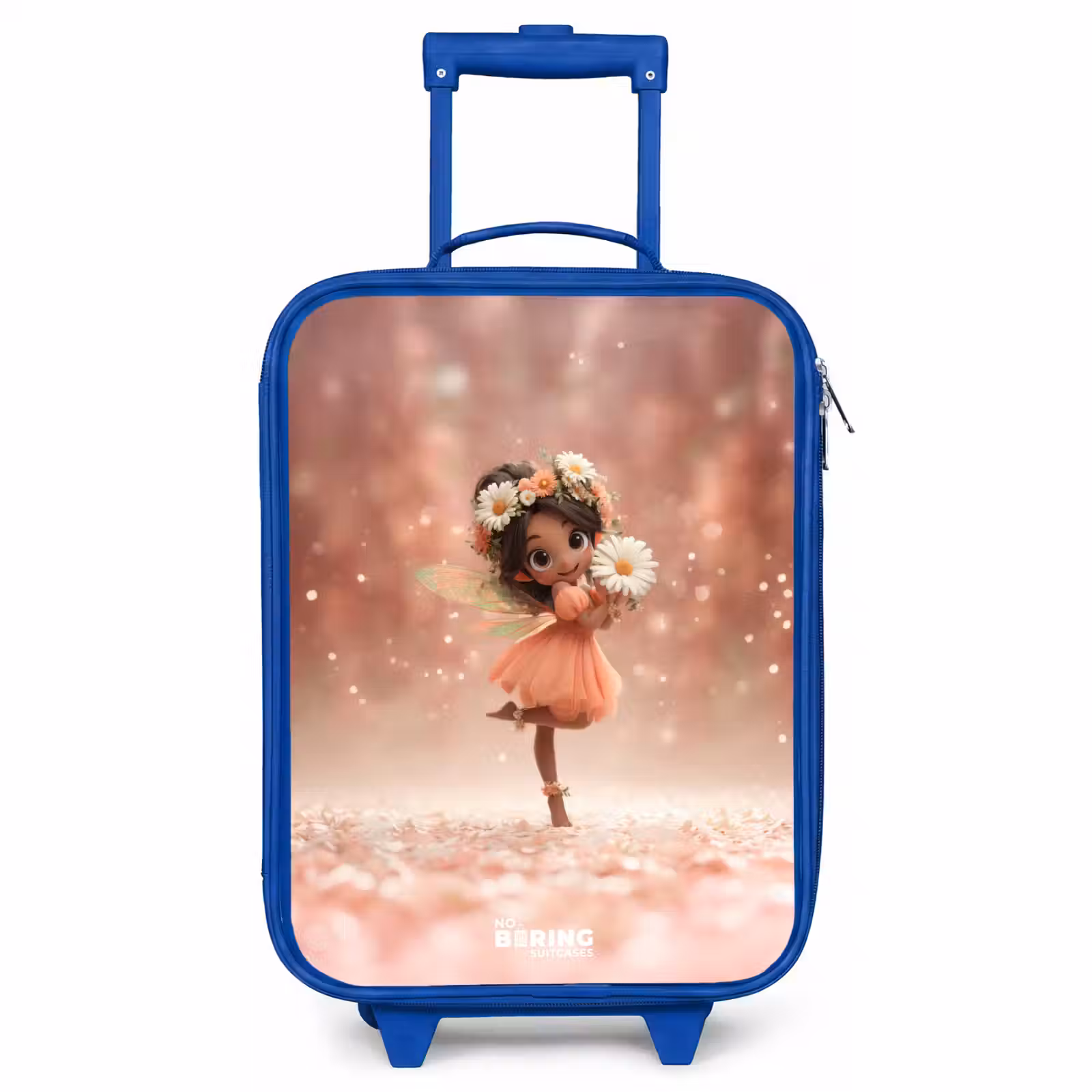 Children's suitcase - Blue - Fairy with daisies — 1