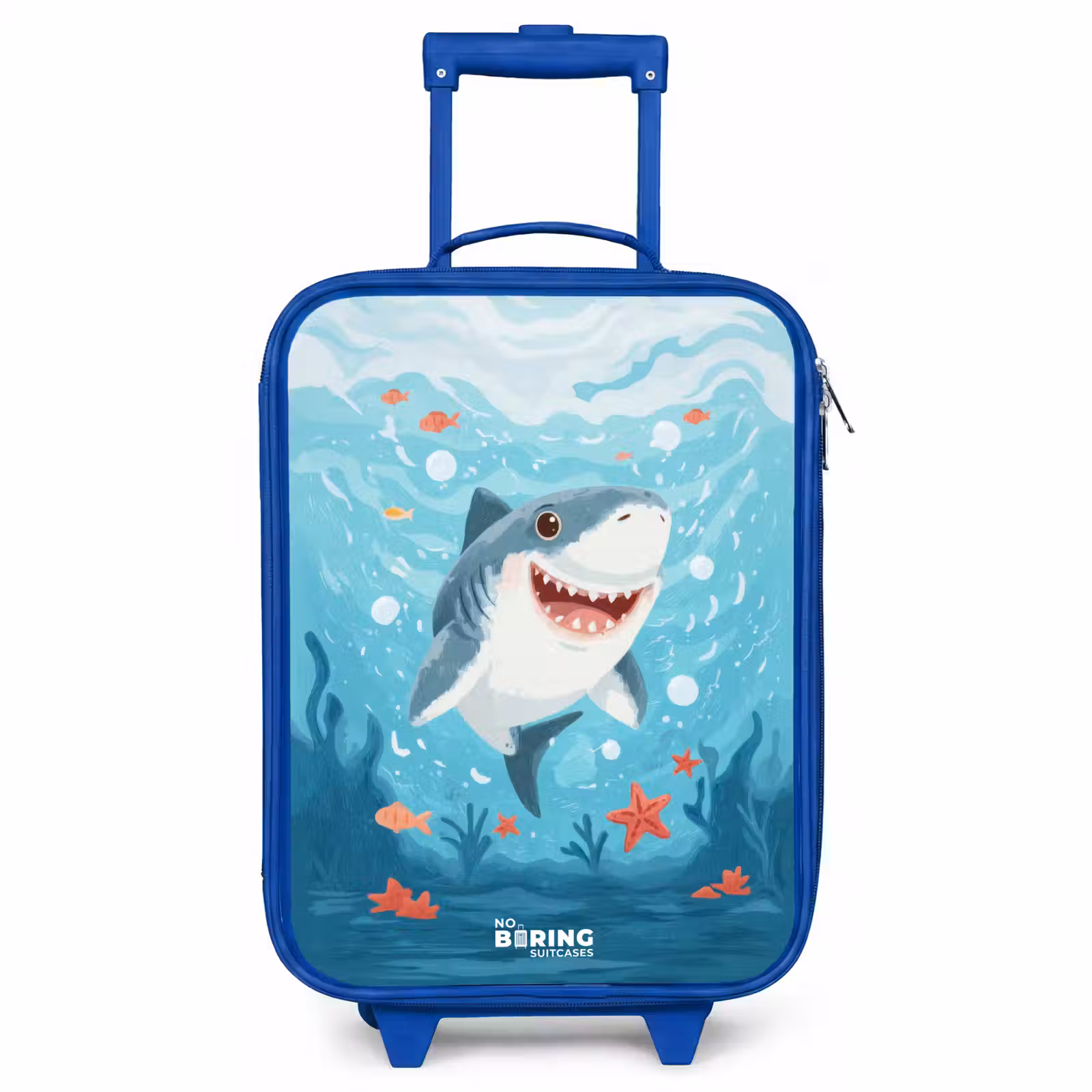 Children's suitcase - Blue - Shark - Water - Sea — 1