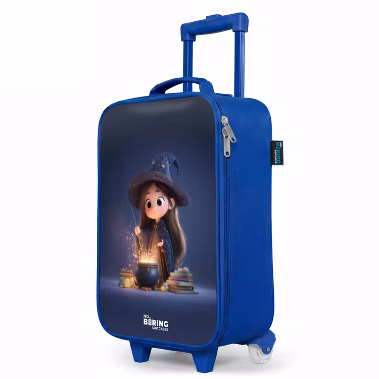 Children's suitcase - Blue - Enchanted girl with cauldron — 5