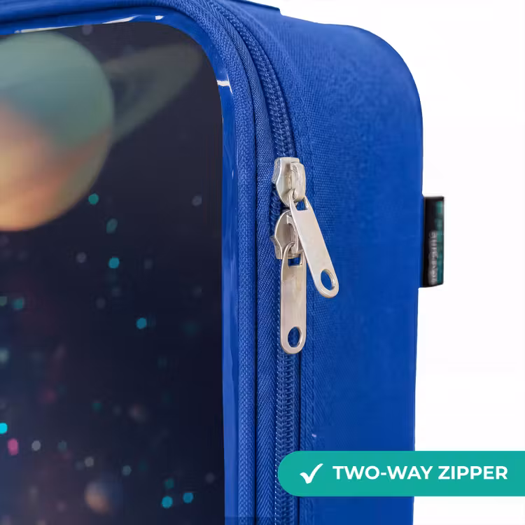 Children's suitcase - Blue - Merry alien creature — 6