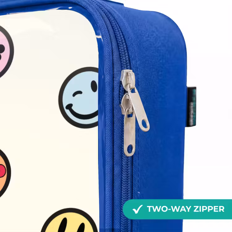 Children's suitcase - Blue - Playful smiley mix — 6