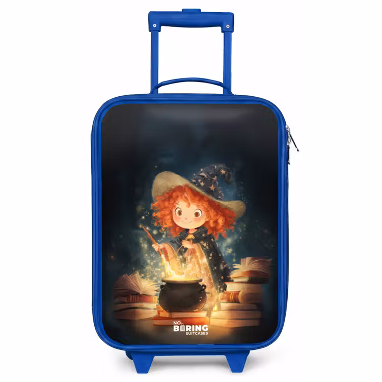 Children's suitcase - Blue - Witch with Sparkling Magic Potion — 1