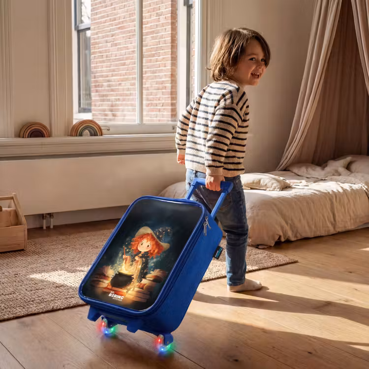 Children's suitcase - Blue - Witch with Sparkling Magic Potion — 2