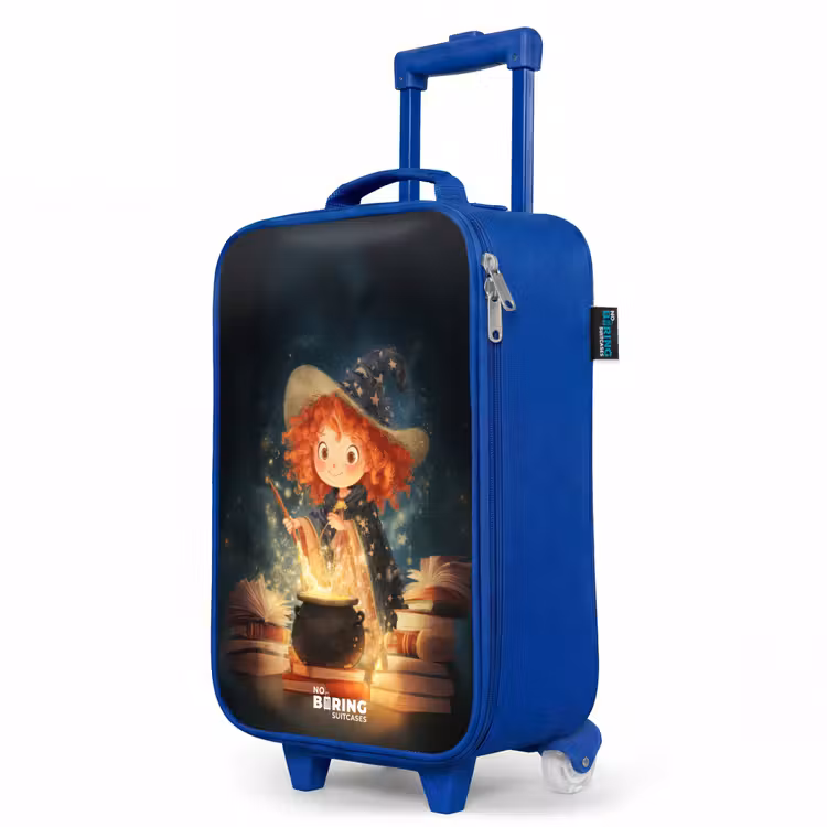 Children's suitcase - Blue - Witch with Sparkling Magic Potion — 5