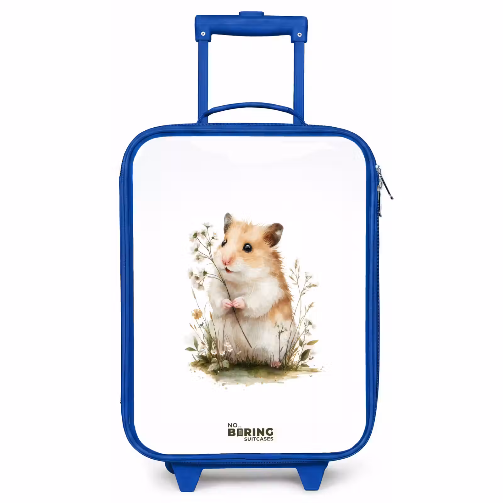 Children's suitcase - Blue - Animal - Nature - Hamster — 1