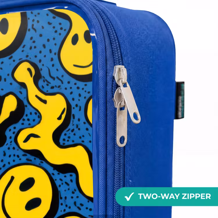 Children's suitcase - Blue - Smiley - Blue - Yellow — 6