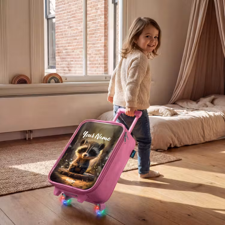 Children's suitcase with name - Pink - Bobby Bosboom — 2