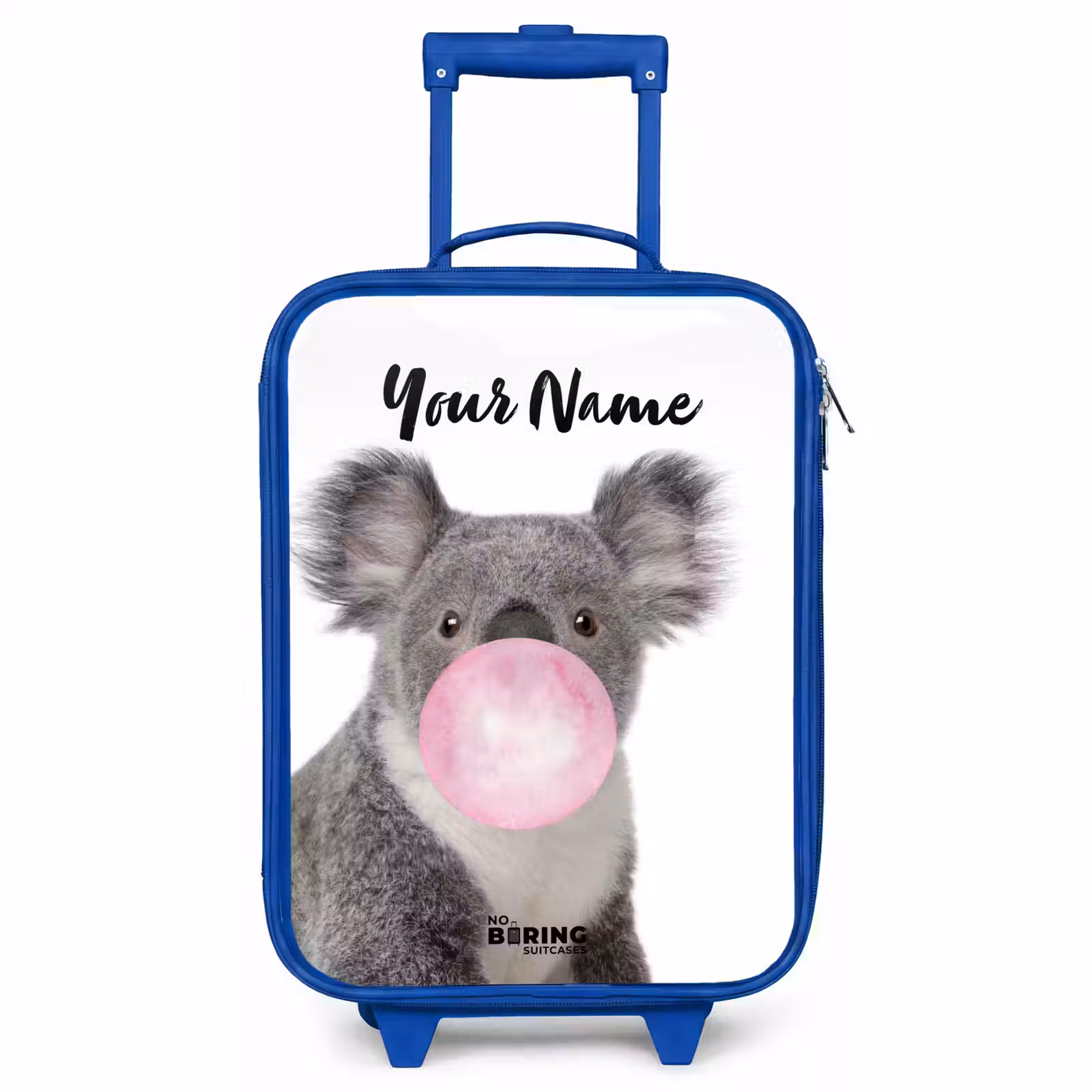 Children's suitcase with name - Blue - Chewing gum koala — 1
