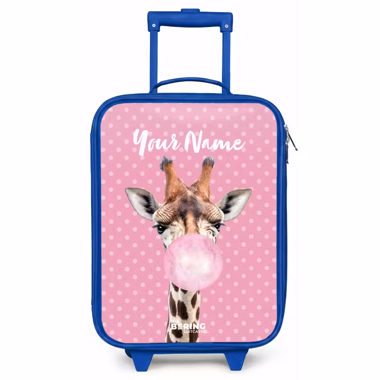 Children's suitcase with name - Blue - Bubblegum Billy — 1