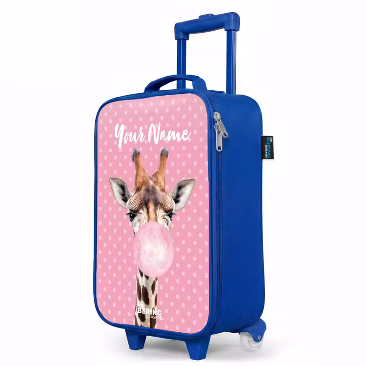 Children's suitcase with name - Blue - Bubblegum Billy — 5