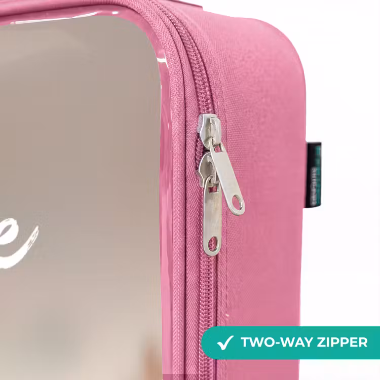 Children's suitcase with name - Pink - Bertus Construction Beaver — 4