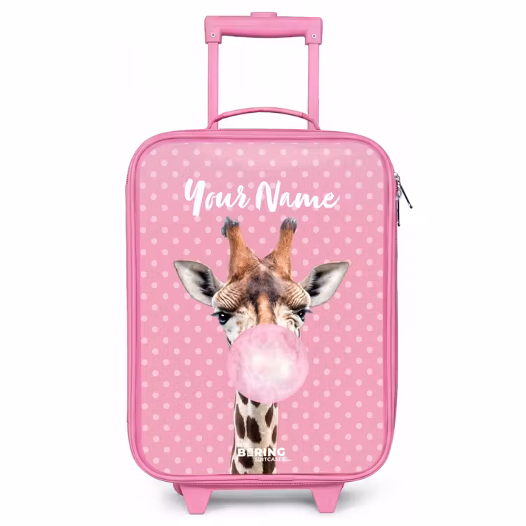 Children's suitcase with name - Pink - Bubblegum Billy — 1