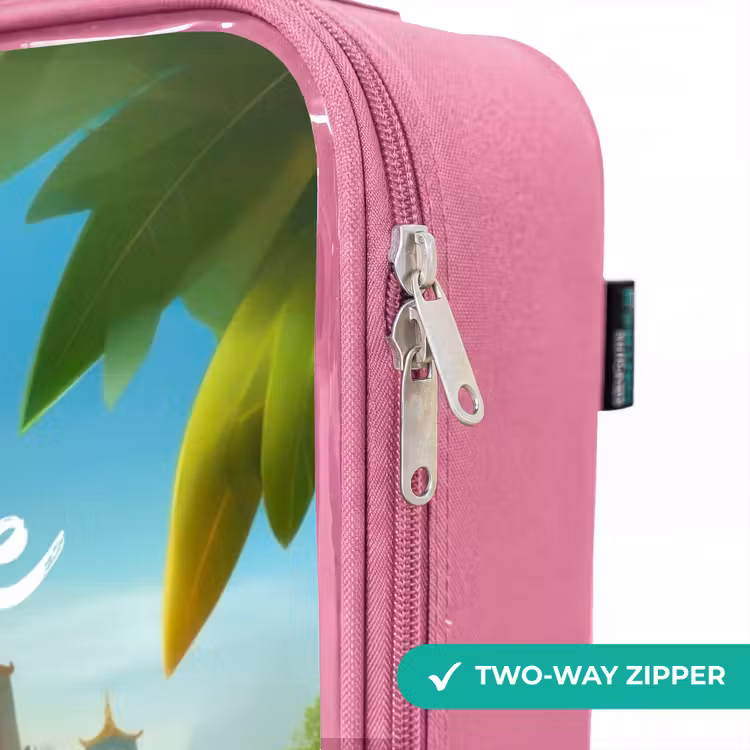 Children's suitcase with name - Pink - Peter Panda — 4