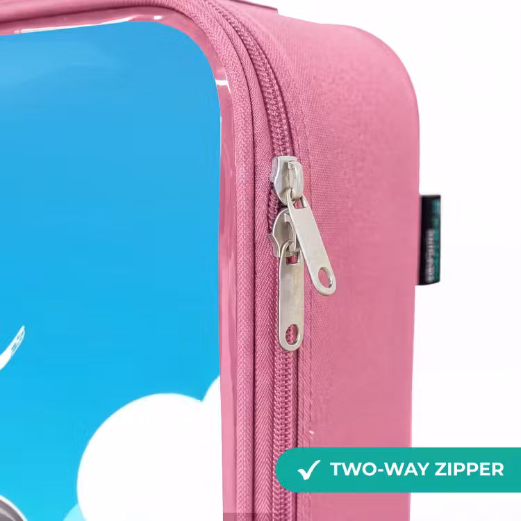 Children's suitcase with name - Pink - Willy Rocker — 4