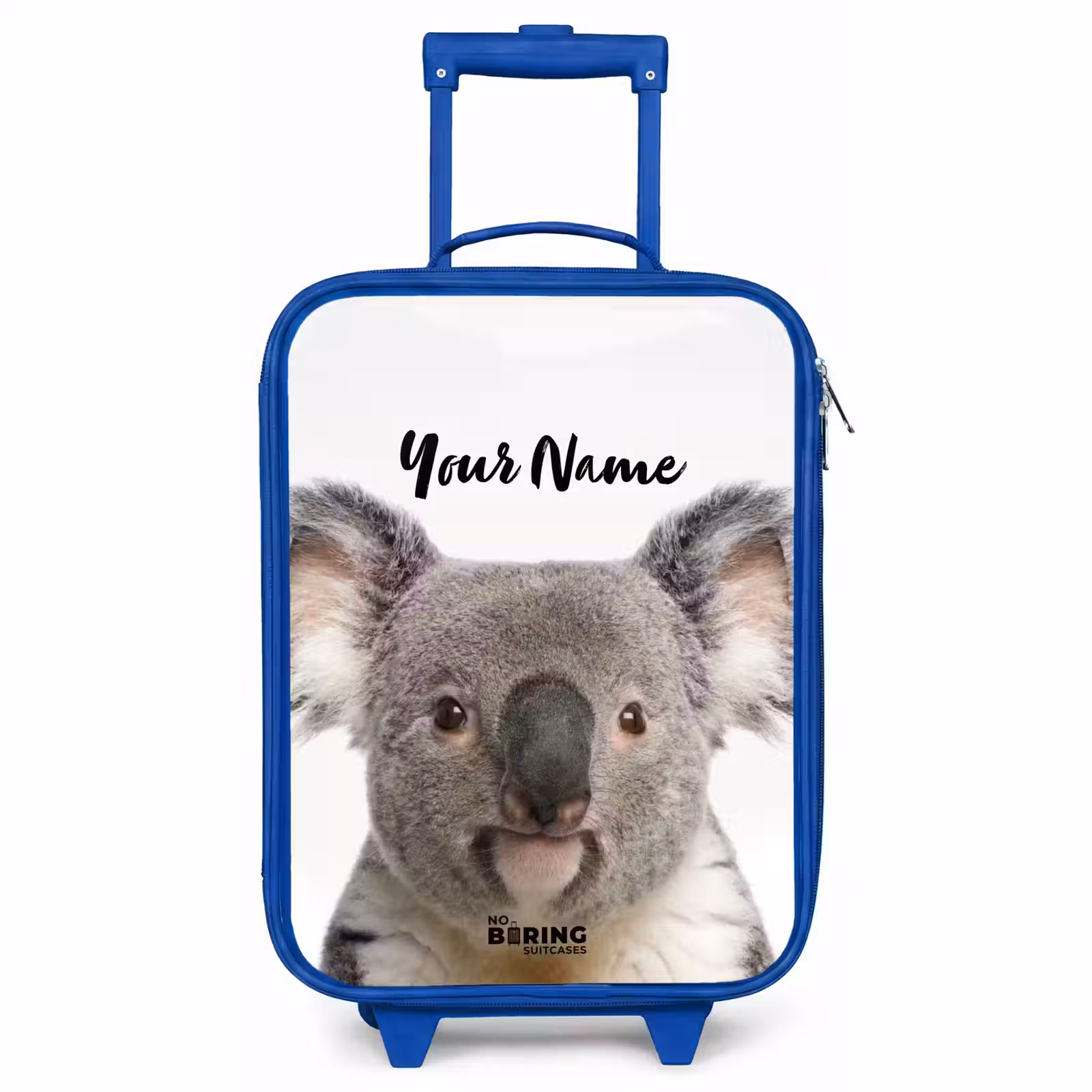 Children's suitcase with name - Blue - Cute Koala Bear — 1