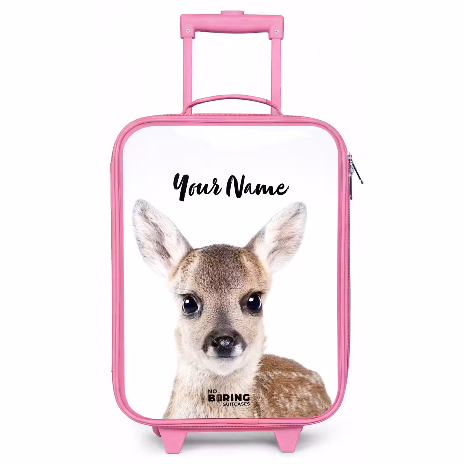 Children's suitcase with name - Pink - Bambino — 1