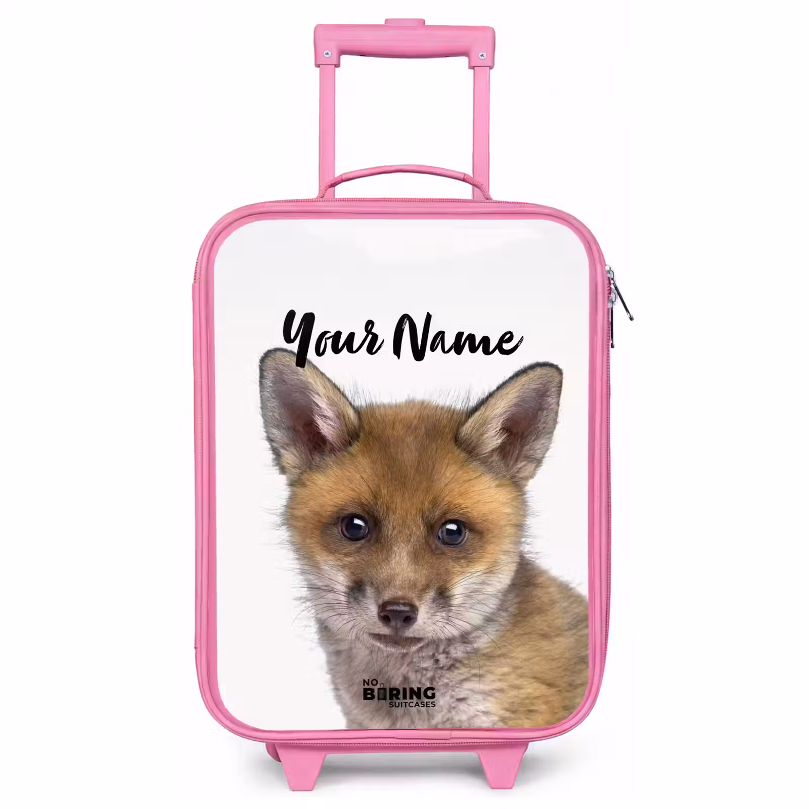 Children's suitcase with name - Pink - Victor Vos — 1