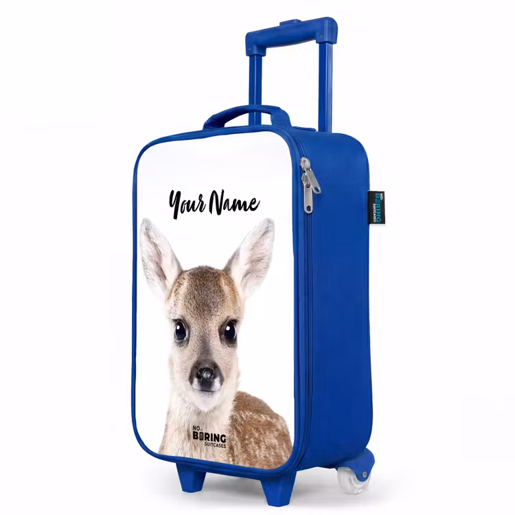 Children's suitcase with name - Blue - Bambino — 5