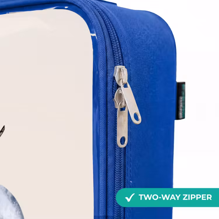 Children's suitcase with name - Blue - Oane Elephant — 6