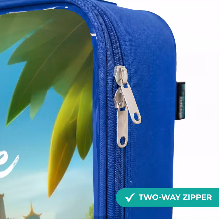 Children's suitcase with name - Blue - Peter Panda — 6
