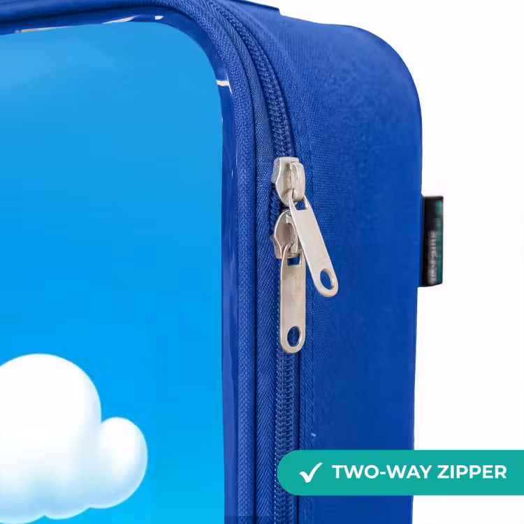 Children's suitcase with name - Blue - Pukkie Panda — 6