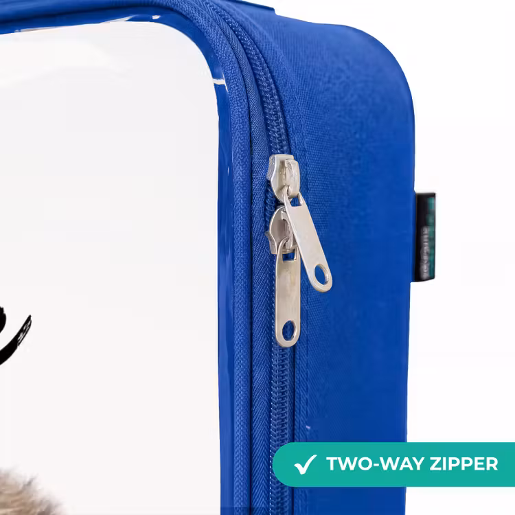 Children's suitcase with name - Blue - Ulke Owl — 6