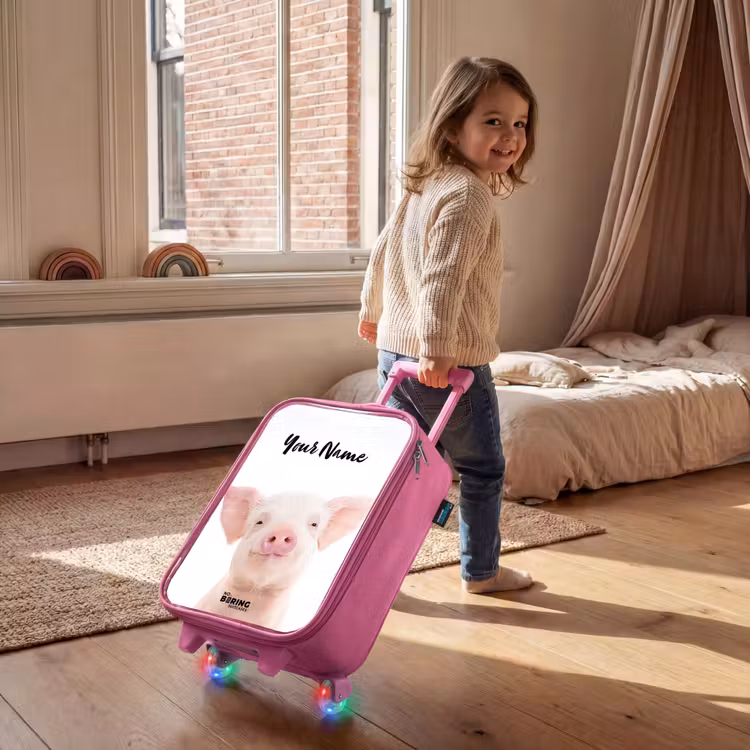 Children's suitcase with name - Pink - Binky Big — 2
