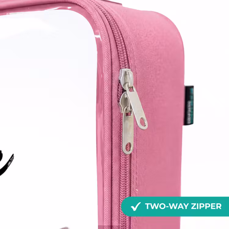 Children's suitcase with name - Pink - Halbe Highlander — 4