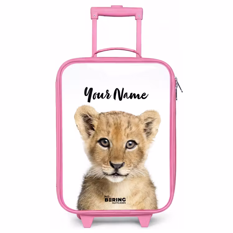 Children's suitcase with name - Pink - Winnie Cub — 1