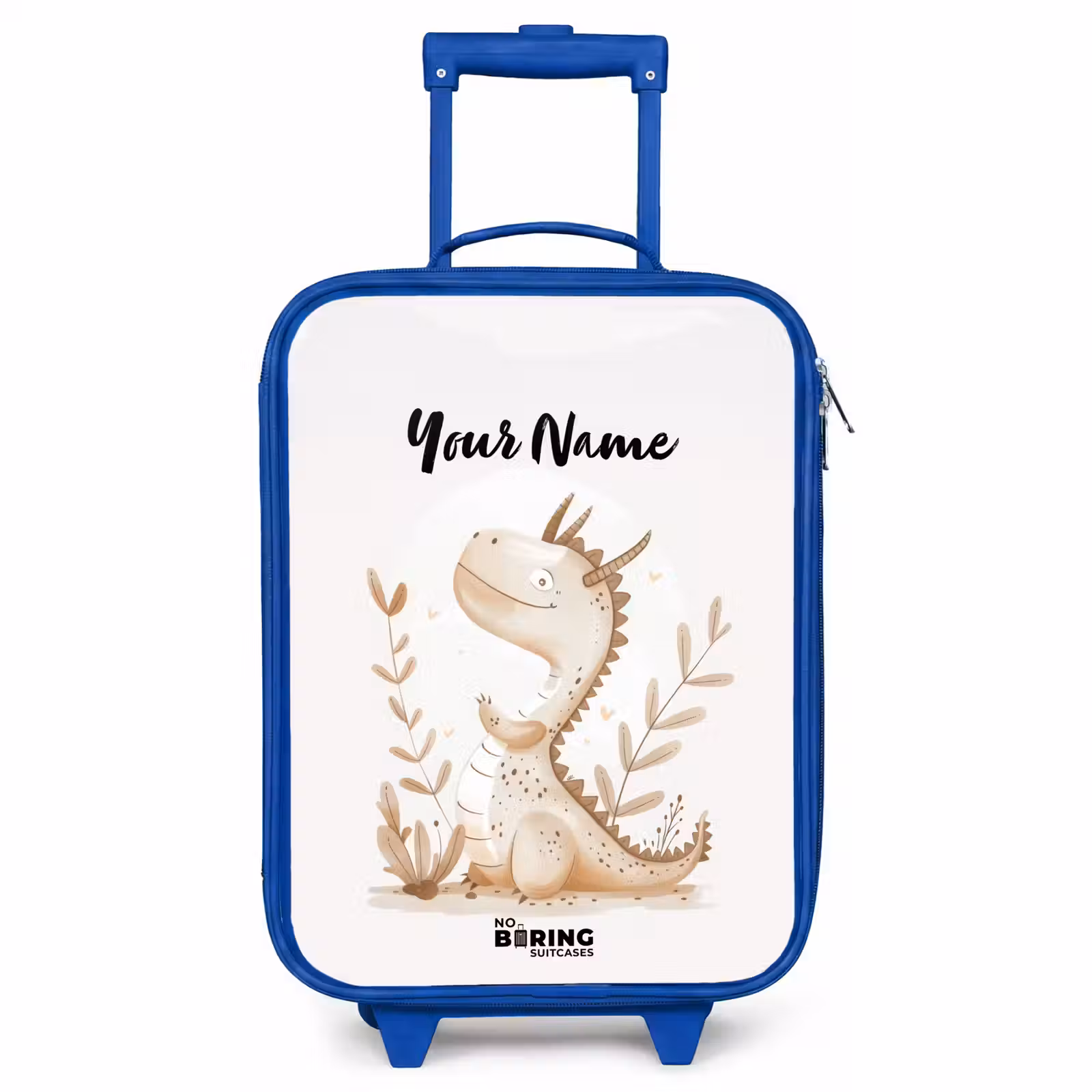 Children's suitcase with name - Blue - Dobby dragon — 1