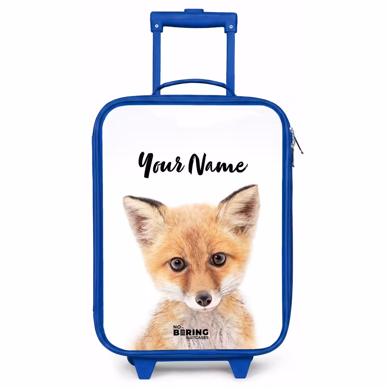 Children's suitcase with name - Blue - Vicky Fox — 1