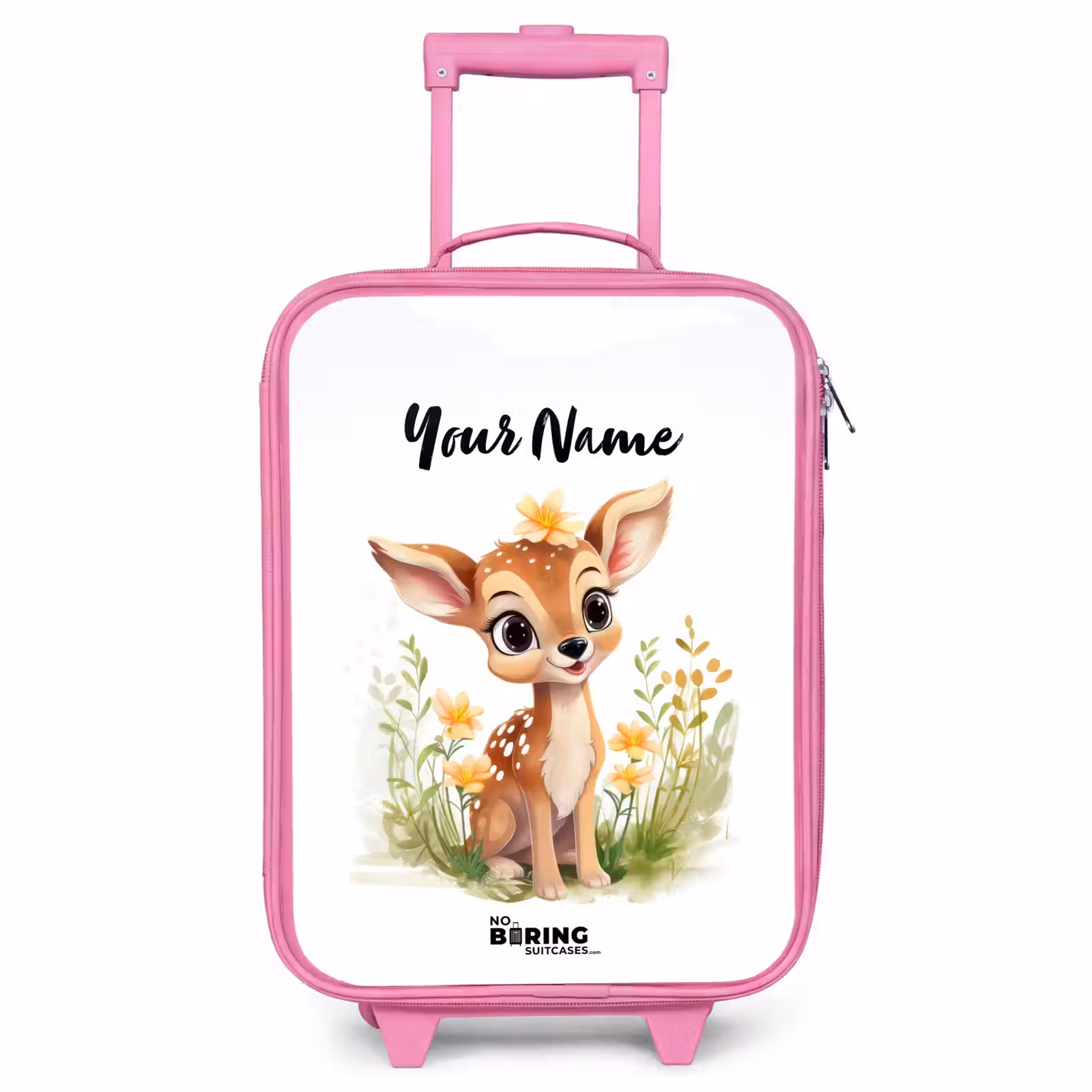 Children's suitcase with name - Pink - Tilly gardener — 1