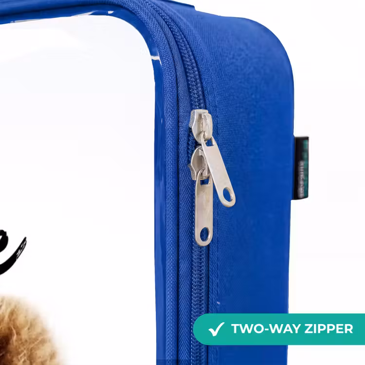 Children's suitcase with name - Blue - Bennie Bear — 6