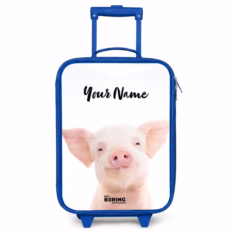 Children's suitcase with name - Blue - Binky Big — 1