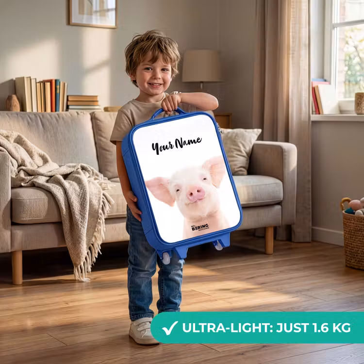 Children's suitcase with name - Blue - Binky Big — 3
