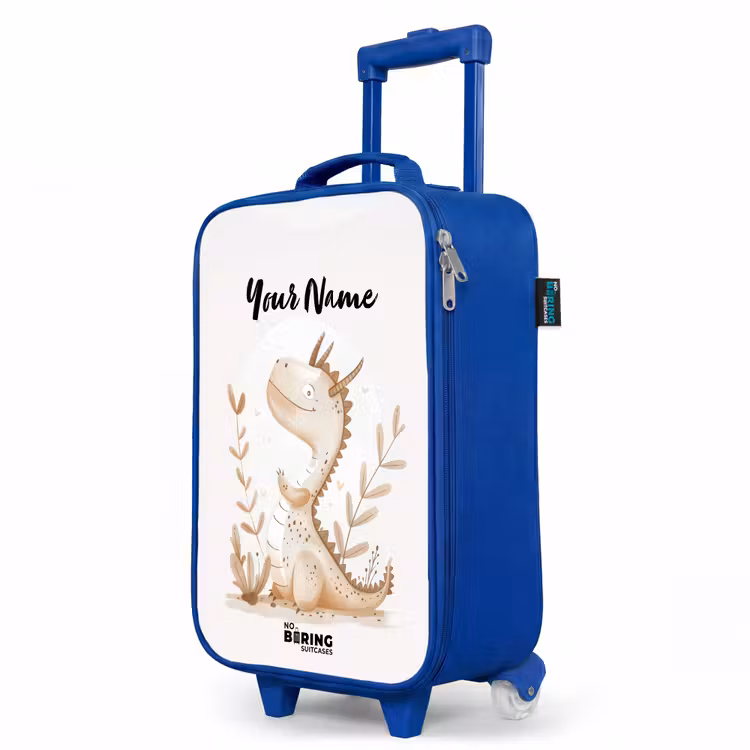 Children's suitcase with name - Blue - Dobby dragon — 5