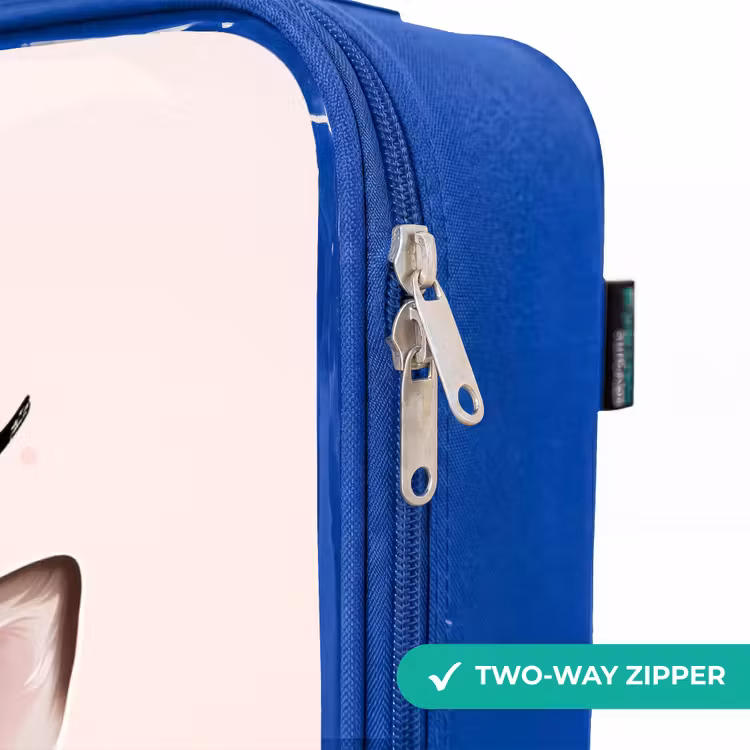 Children's suitcase with name - Blue - Hedwig deer — 6