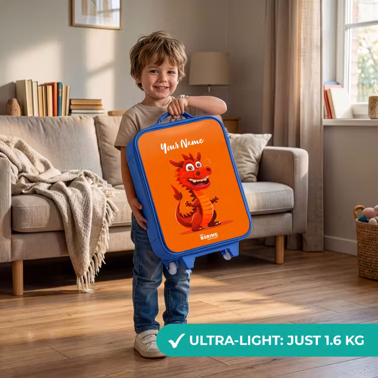 Children's suitcase with name - Blue - Horacio hotshot — 3