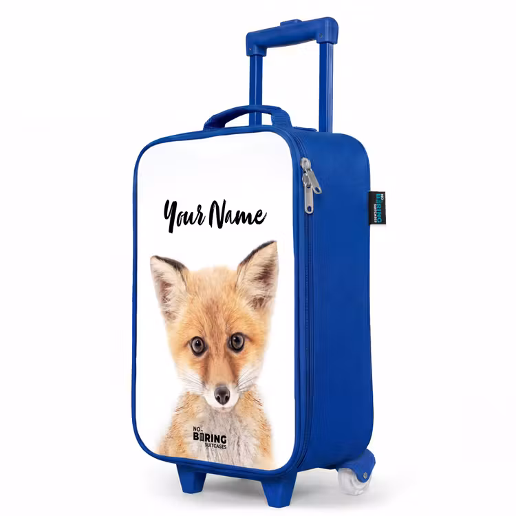 Children's suitcase with name - Blue - Vicky Fox — 5
