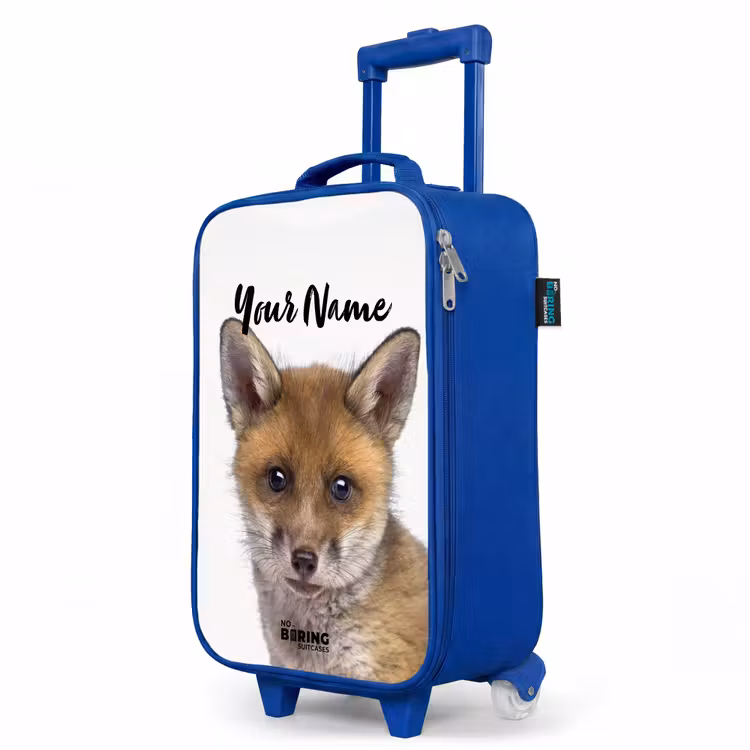 Children's suitcase with name - Blue - Victor Vos — 5