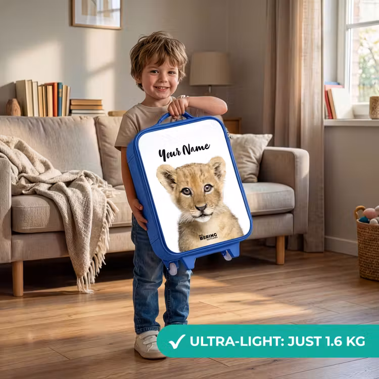 Children's suitcase with name - Blue - Winnie Cub — 3