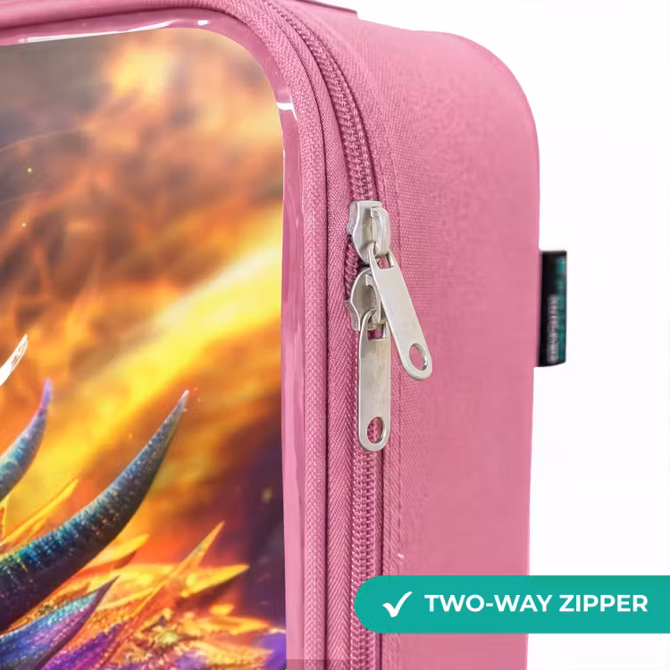 Children's suitcase with name - Pink - Chroma warrior — 4