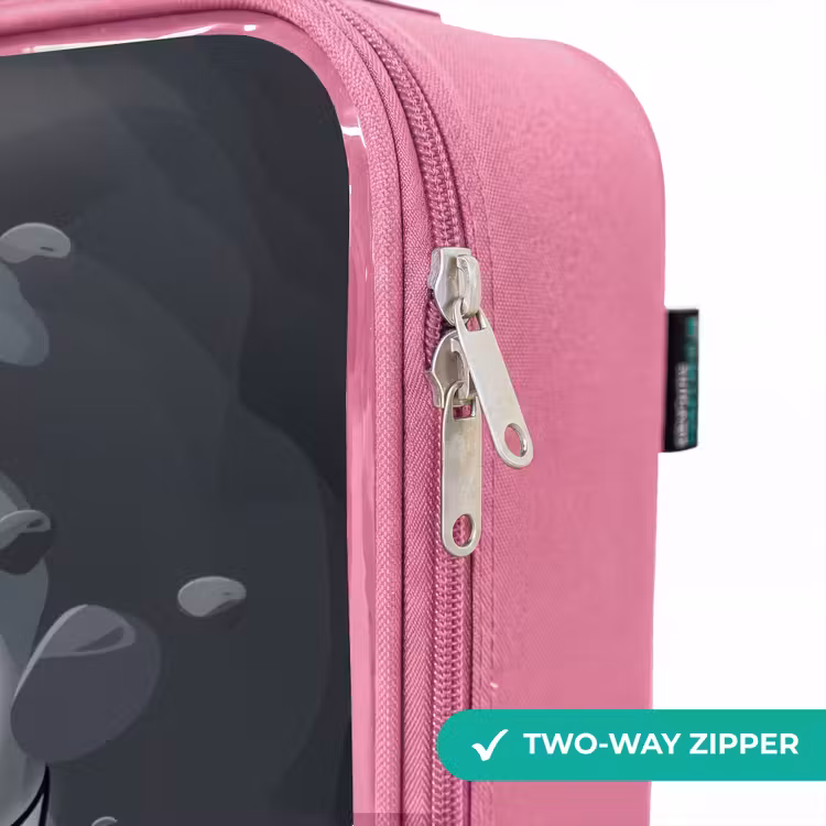 Children's suitcase with name - Pink - Gino gray tail — 4