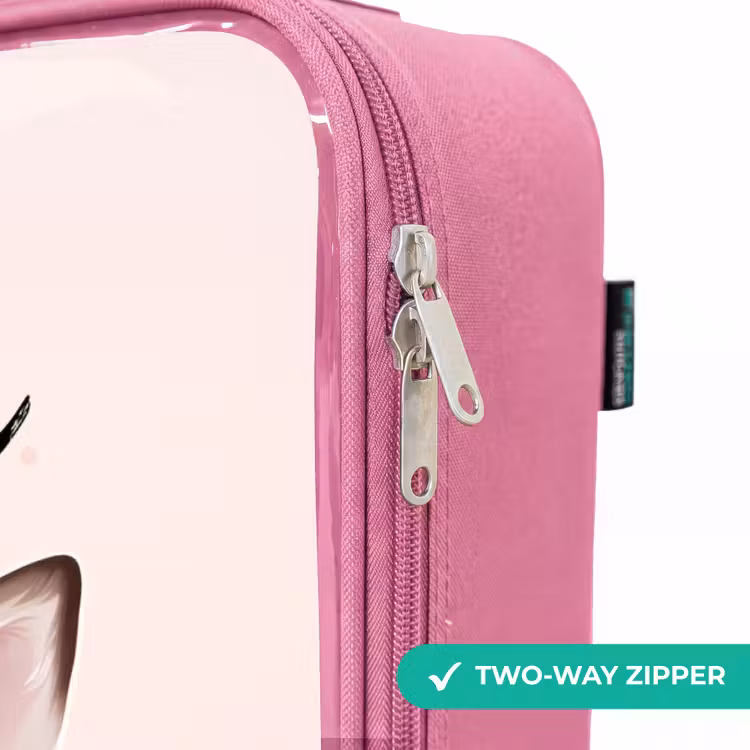 Children's suitcase with name - Pink - Hedwig deer — 4