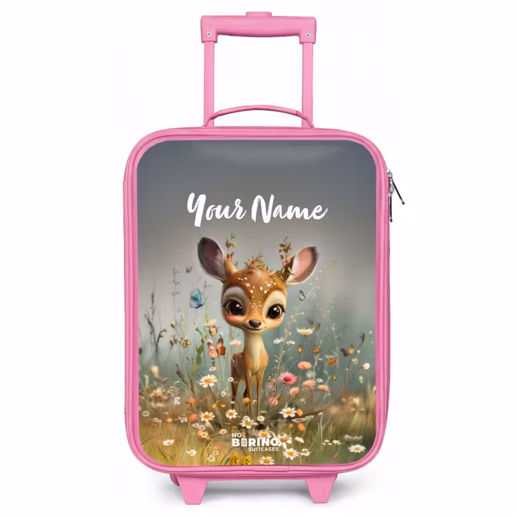 Children's suitcase with name - Pink - Valerie fielder — 1