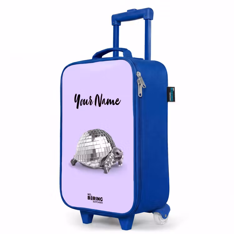 Children's suitcase with name - Blue - Disco Dirk — 5