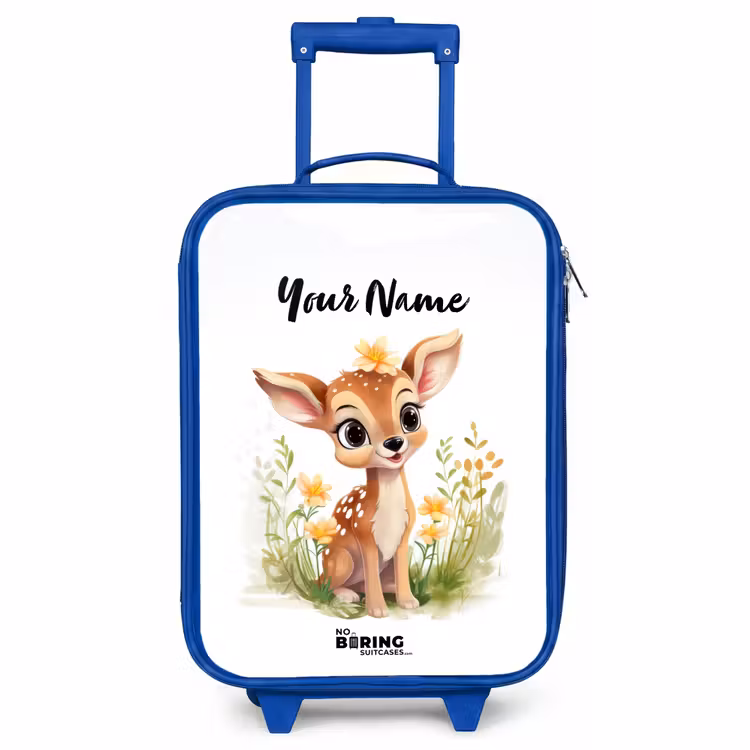 Children's suitcase with name - Blue - Tilly gardener — 1